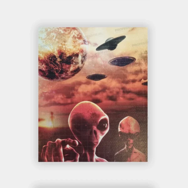 1cp-150mb-art-blotter-alien 1cP-LSD 150 MCG Art Blotters