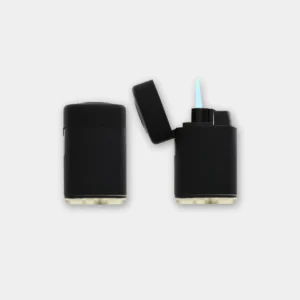 atomic-jet-flame-lighter Atomic Blue Jetflame Aansteker – Zwart