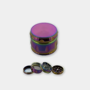 grinder-metal-rnbw-55mm-4p Metalen Grinder Regenboog (⌀55 mm – 4-parts)