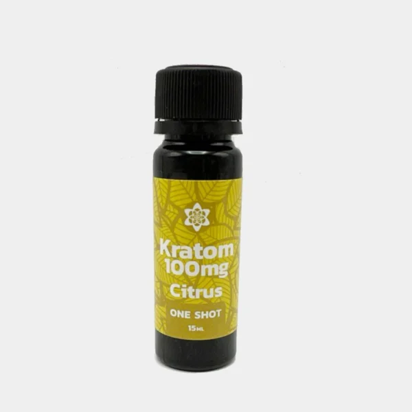 kratom-shots-citrus Kratom Shots 100 mg – Cafeïnevrij – Citrus – 15ml