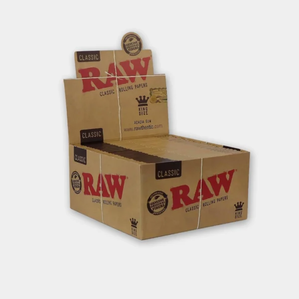 raw-classic-ks-box RAW Classic Kingsize Vloei – 50 packs