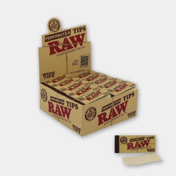 RAW Classic Wide Tips – 50 booklets