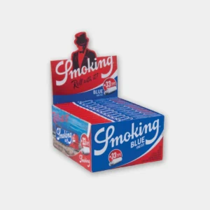 Smoking Blue Kingsize Vloei + Tips – 24 packs