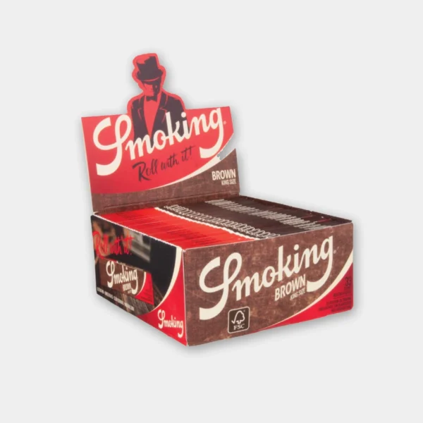 Smoking Brown Kingsize Vloei – 50 packs