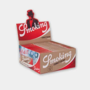 Smoking Brown Thinnest Kingsize Vloei – 50 packs