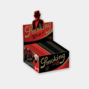 Smoking Deluxe Black Kingsize Vloei – 50 packs