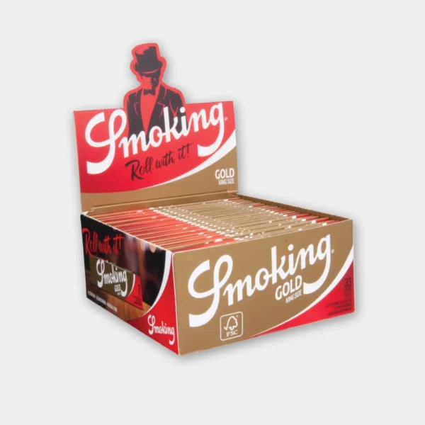 Smoking Gold Kingsize Vloei – 50 packs
